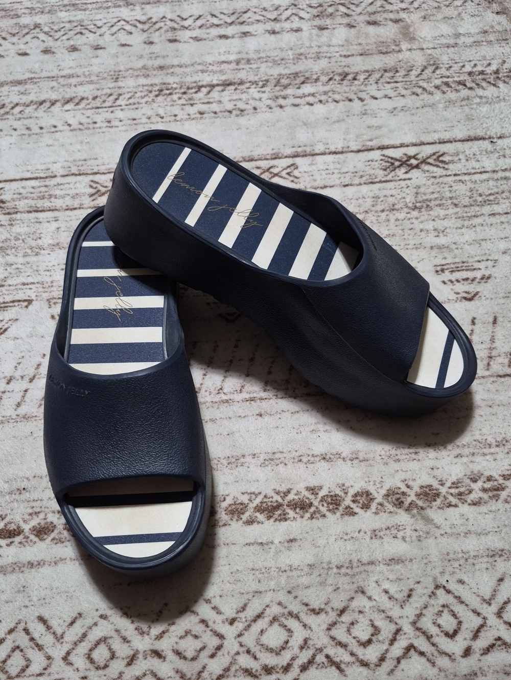 Women's Lemon Jelly Solis Navy Sandals